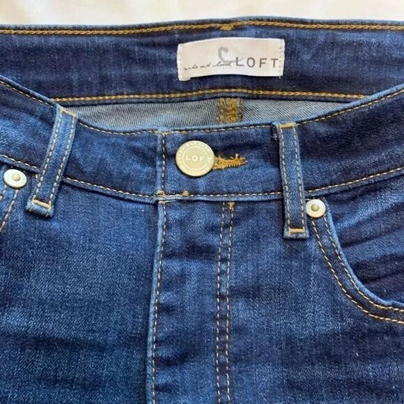 Loft Dark Wash Jeans, NNOT. Size 4 #JJ17 - Picture 6 of 6